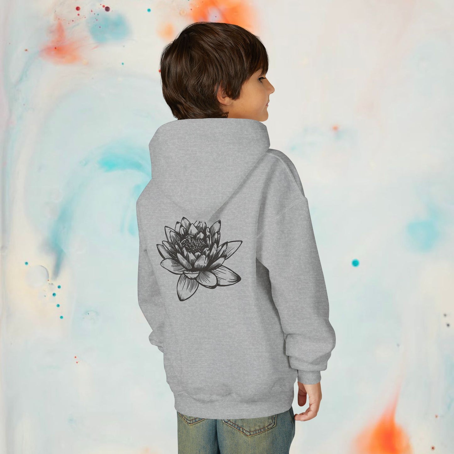 F4G -Lotus Flower Youth Hoodie