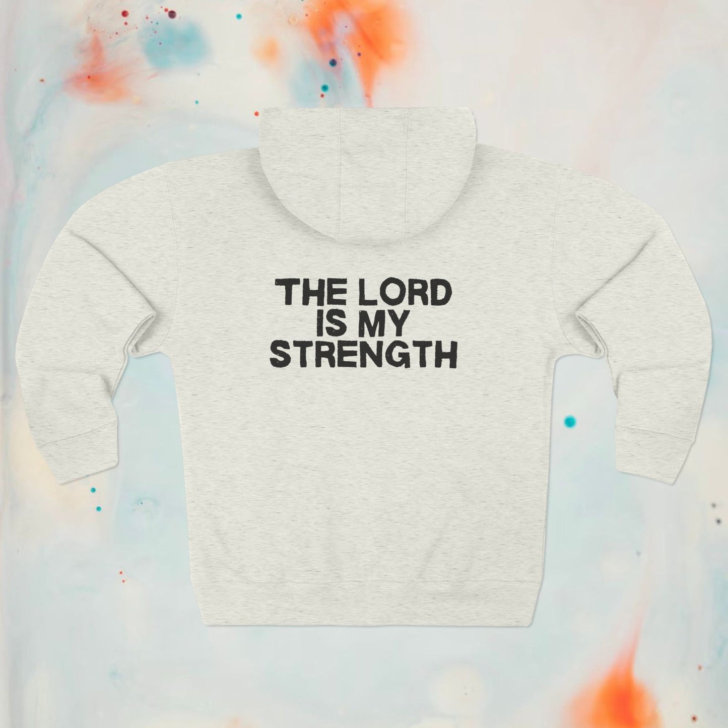 F4G - Faith-Inspired Unisex Zip Hoodie: "The Lord Is My Strength"