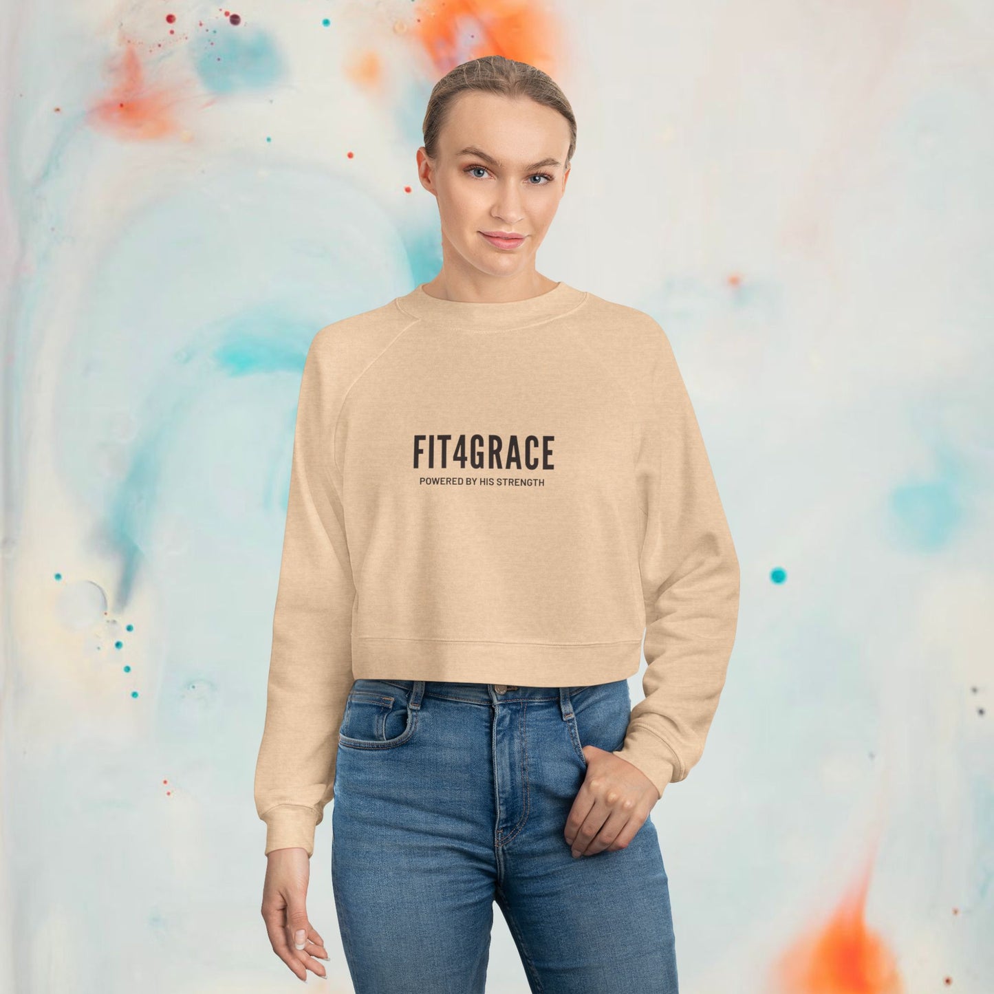 F4G - Cropped Fleece Pullover