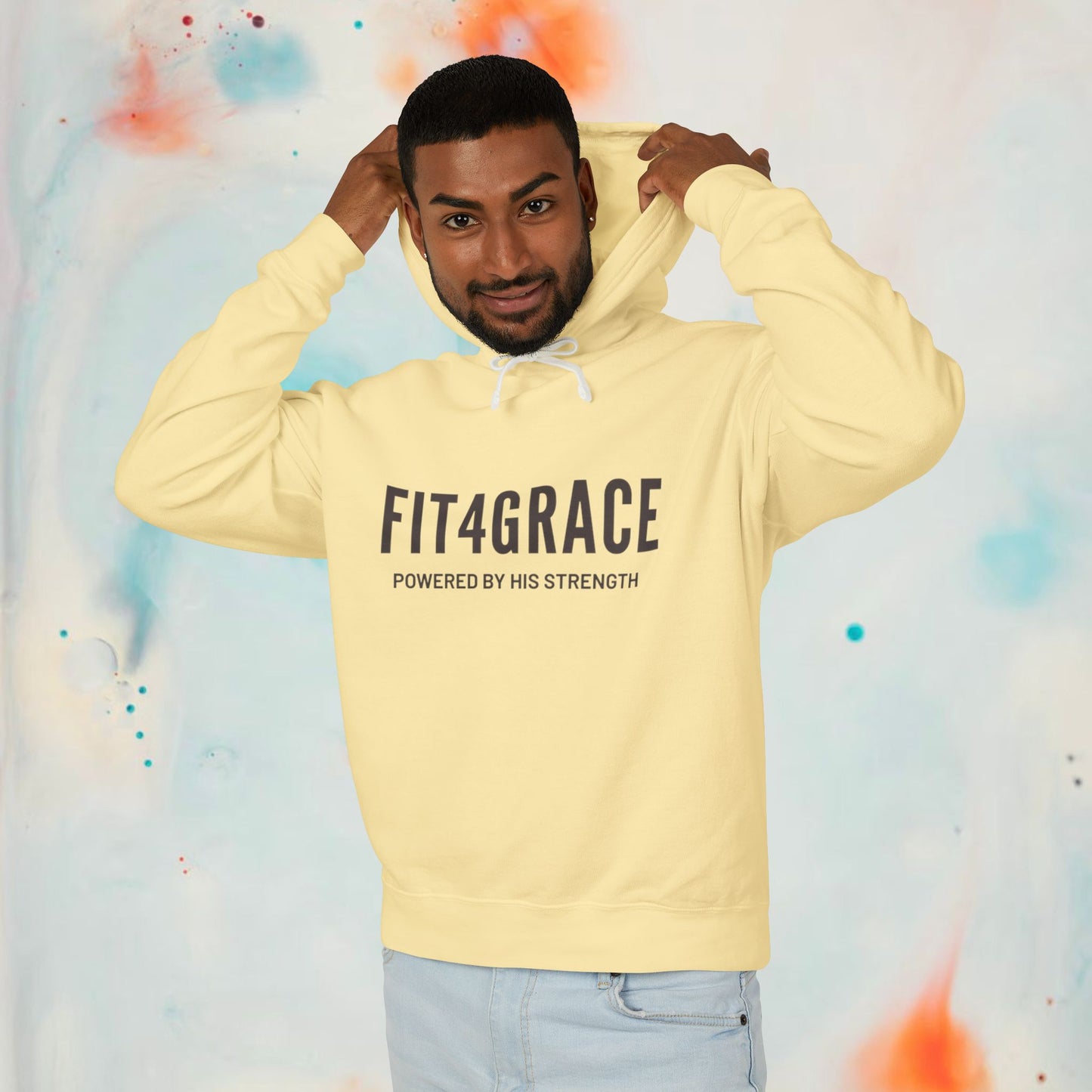 F4G - Unisex Lightweight Hooded Sweatshirt