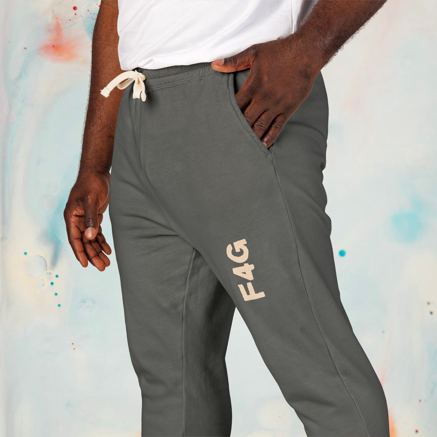 F4G - Unisex Garment-Dyed Fleece Sweatpants