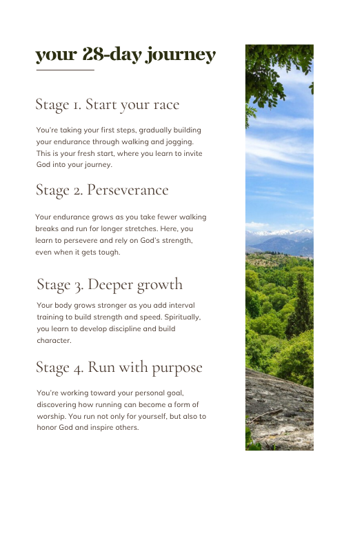 28 days Running Guide