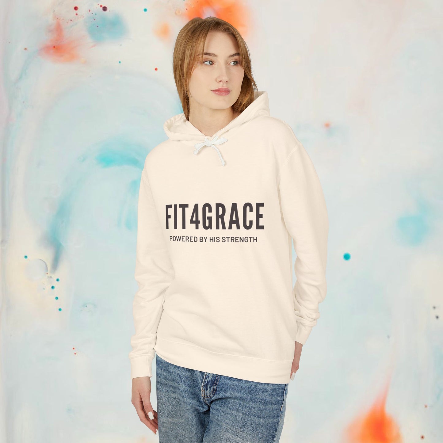 F4G - Unisex Lightweight Hooded Sweatshirt